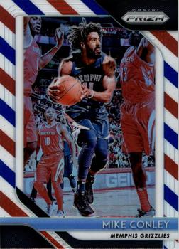 2018-19 Panini Prizm - Prizms Red White and Blue #86 Mike Conley Front
