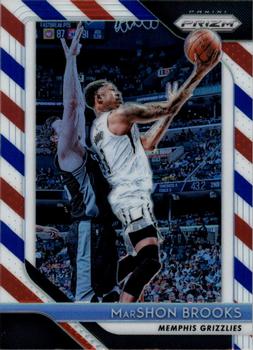 2018-19 Panini Prizm - Prizms Red White and Blue #96 MarShon Brooks Front