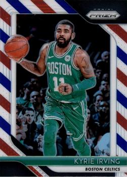 2018-19 Panini Prizm - Prizms Red White and Blue #98 Kyrie Irving Front
