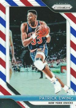 2018-19 Panini Prizm - Prizms Red White and Blue #105 Patrick Ewing Front
