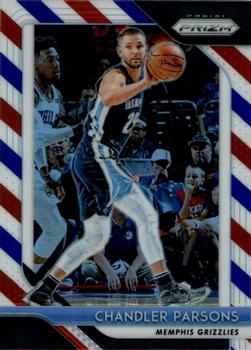 2018-19 Panini Prizm - Prizms Red White and Blue #116 Chandler Parsons Front