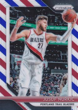 2018-19 Panini Prizm - Prizms Red White and Blue #121 Jusuf Nurkic Front