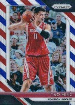2018-19 Panini Prizm - Prizms Red White and Blue #135 Yao Ming Front