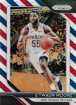 2018-19 Panini Prizm - Prizms Red White and Blue #147 E'Twaun Moore Front