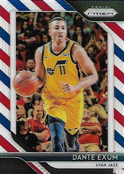 2018-19 Panini Prizm - Prizms Red White and Blue #163 Dante Exum Front