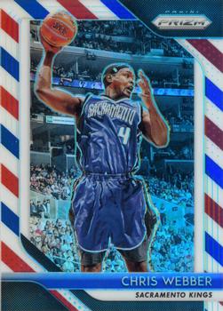 2018-19 Panini Prizm - Prizms Red White and Blue #165 Chris Webber Front