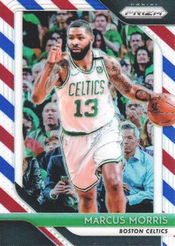 2018-19 Panini Prizm - Prizms Red White and Blue #168 Marcus Morris Front
