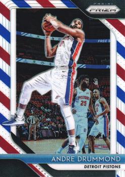 2018-19 Panini Prizm - Prizms Red White and Blue #182 Andre Drummond Front
