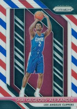 2018-19 Panini Prizm - Prizms Red White and Blue #184 Shai Gilgeous-Alexander Front