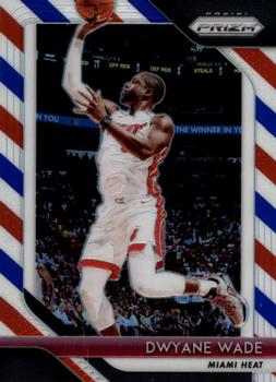 2018-19 Panini Prizm - Prizms Red White and Blue #206 Dwyane Wade Front