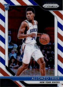 2018-19 Panini Prizm - Prizms Red White and Blue #209 Allonzo Trier Front