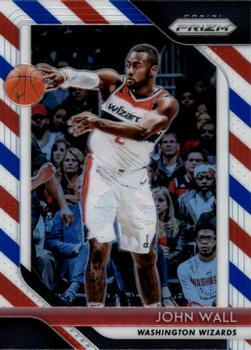 2018-19 Panini Prizm - Prizms Red White and Blue #223 John Wall Front