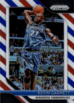 2018-19 Panini Prizm - Prizms Red White and Blue #235 Kevin Garnett Front