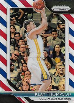 2018-19 Panini Prizm - Prizms Red White and Blue #242 Klay Thompson Front