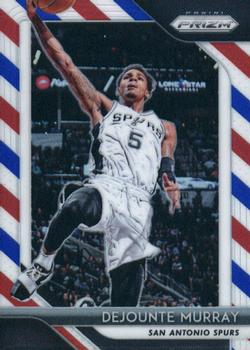 2018-19 Panini Prizm - Prizms Red White and Blue #261 Dejounte Murray Front