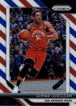 2018-19 Panini Prizm - Prizms Red White and Blue #271 DeMar DeRozan Front
