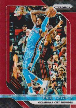 2018-19 Panini Prizm - Prizms Ruby Wave #49 Paul George Front
