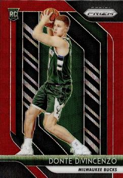 2018-19 Panini Prizm - Prizms Ruby Wave #246 Donte DiVincenzo Front