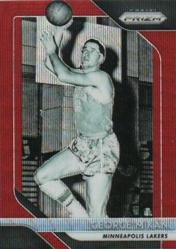 2018-19 Panini Prizm - Prizms Ruby Wave #285 George Mikan Front