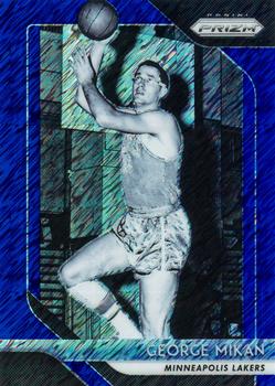 2018-19 Panini Prizm - Prizms 1st Off the Line Blue Shimmer #285 George Mikan Front