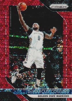 2018-19 Panini Prizm - Prizms Fast Break Red #282 DeMarcus Cousins Front