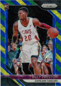 2018-19 Panini Prizm - Prizms Choice Blue Yellow and Green #19 Billy Preston Front
