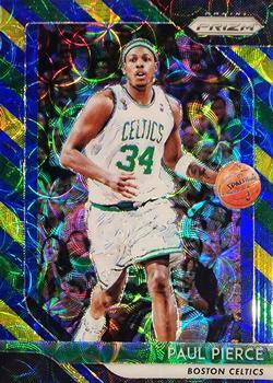 2018-19 Panini Prizm - Prizms Choice Blue Yellow and Green #175 Paul Pierce Front