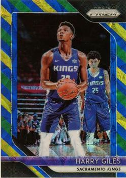 2018-19 Panini Prizm - Prizms Choice Blue Yellow and Green #201 Harry Giles Front