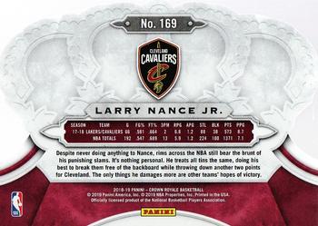 2018-19 Panini Crown Royale #169 Larry Nance Jr. Back