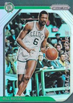 2018-19 Panini Prizm - Hall Monitors Silver #4 Bill Russell Front