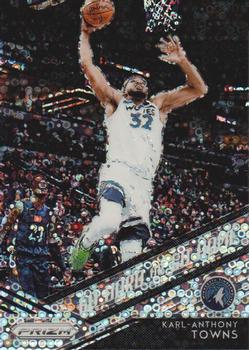 2018-19 Panini Prizm - Go Hard or Go Home Fast Break #4 Karl-Anthony Towns Front