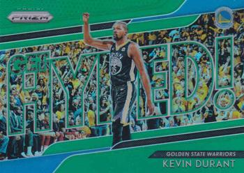 2018-19 Panini Prizm - Get Hyped! Green #6 Kevin Durant Front