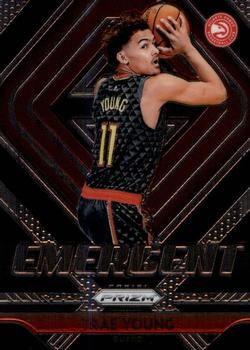 2018-19 Panini Prizm - Emergent #5 Trae Young Front