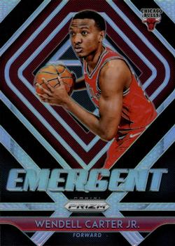 2018-19 Panini Prizm - Emergent Silver #7 Wendell Carter Jr. Front