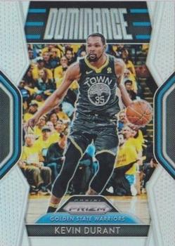 2018-19 Panini Prizm - Dominance Silver #9 Kevin Durant Front