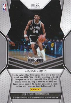 2018-19 Panini Prizm - Dominance Silver #20 George Gervin Back