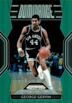 2018-19 Panini Prizm - Dominance Green #20 George Gervin Front