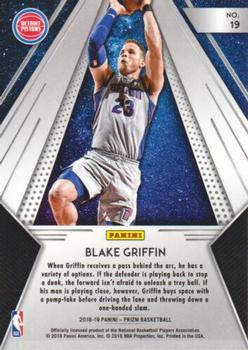 2018-19 Panini Prizm - All Day #19 Blake Griffin Back