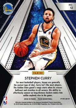 2018-19 Panini Prizm - All Day Fast Break #12 Stephen Curry Back