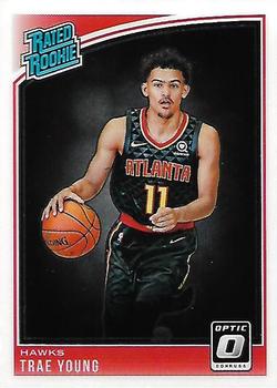 2018-19 Donruss Optic #198 Trae Young Front