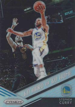 2018-19 Panini Prizm - Go Hard or Go Home Silver #3 Stephen Curry Front
