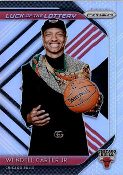 2018-19 Panini Prizm - Luck of the Lottery Silver #7 Wendell Carter Jr. Front