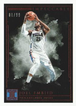 2018-19 Panini Impeccable #8 Joel Embiid Front