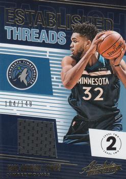 2018-19 Panini Absolute Memorabilia - Established Threads Level 2 #ET-KAT Karl-Anthony Towns Front
