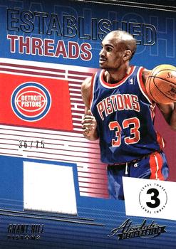2018-19 Panini Absolute Memorabilia - Established Threads Level 3 #ET-GHL Grant Hill Front