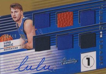 2018-19 Panini Absolute Memorabilia - Tools of the Trade - Six Swatch Signatures #T6-LDC Luka Doncic Front