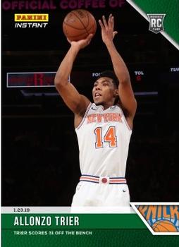 2018-19 Panini Instant NBA - Green #89 Allonzo Trier Front