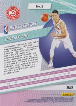 2018-19 Panini Revolution - Astro #2 Jeremy Lin Back