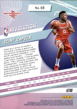 2018-19 Panini Revolution - Astro #68 Clint Capela Back
