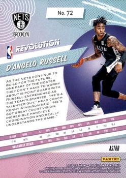 2018-19 Panini Revolution - Astro #72 D'Angelo Russell Back